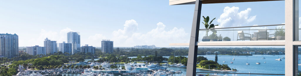 SIX88 Sarasota. Above it all. East-Balconies-Cropped