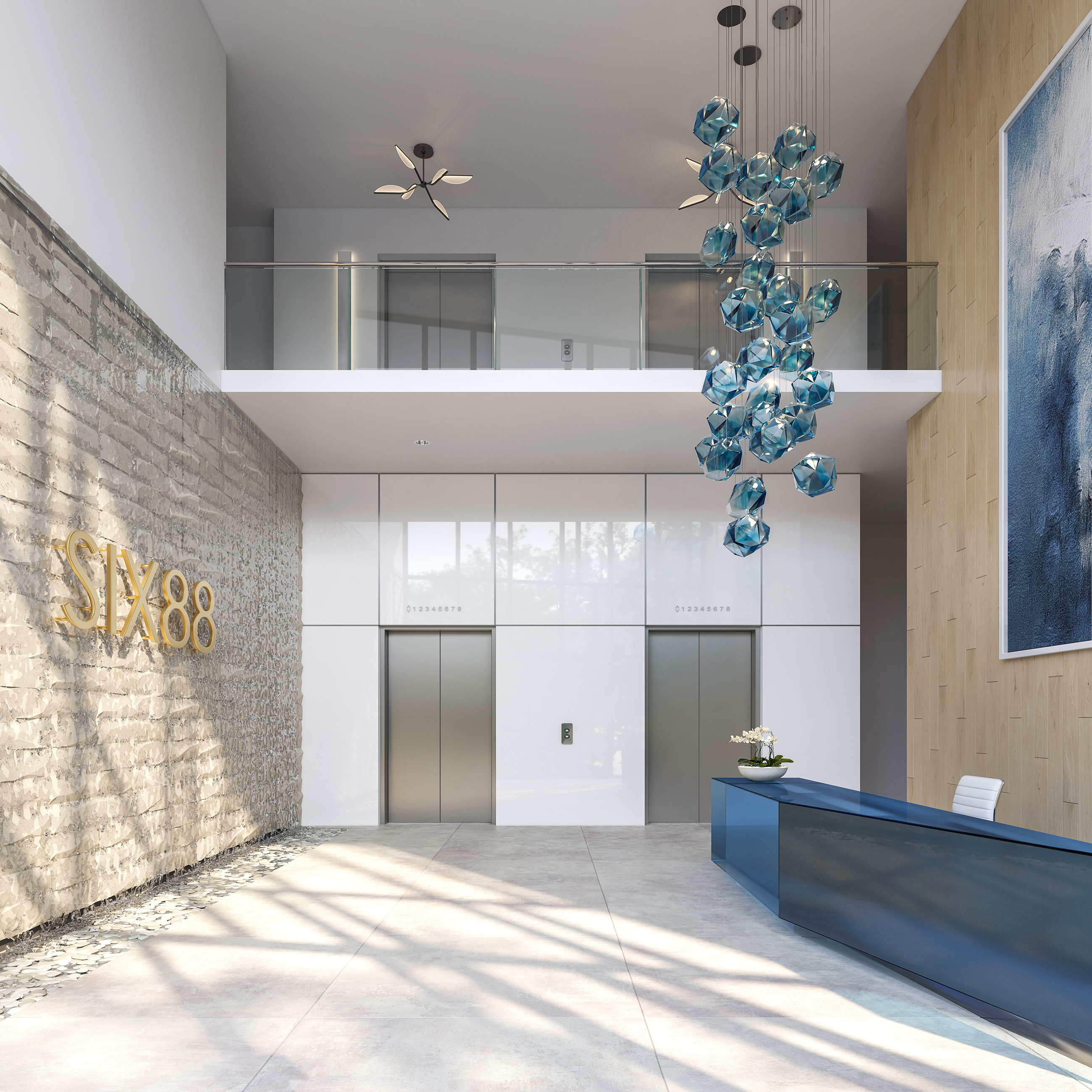 SIX88 Sarasota Lobby