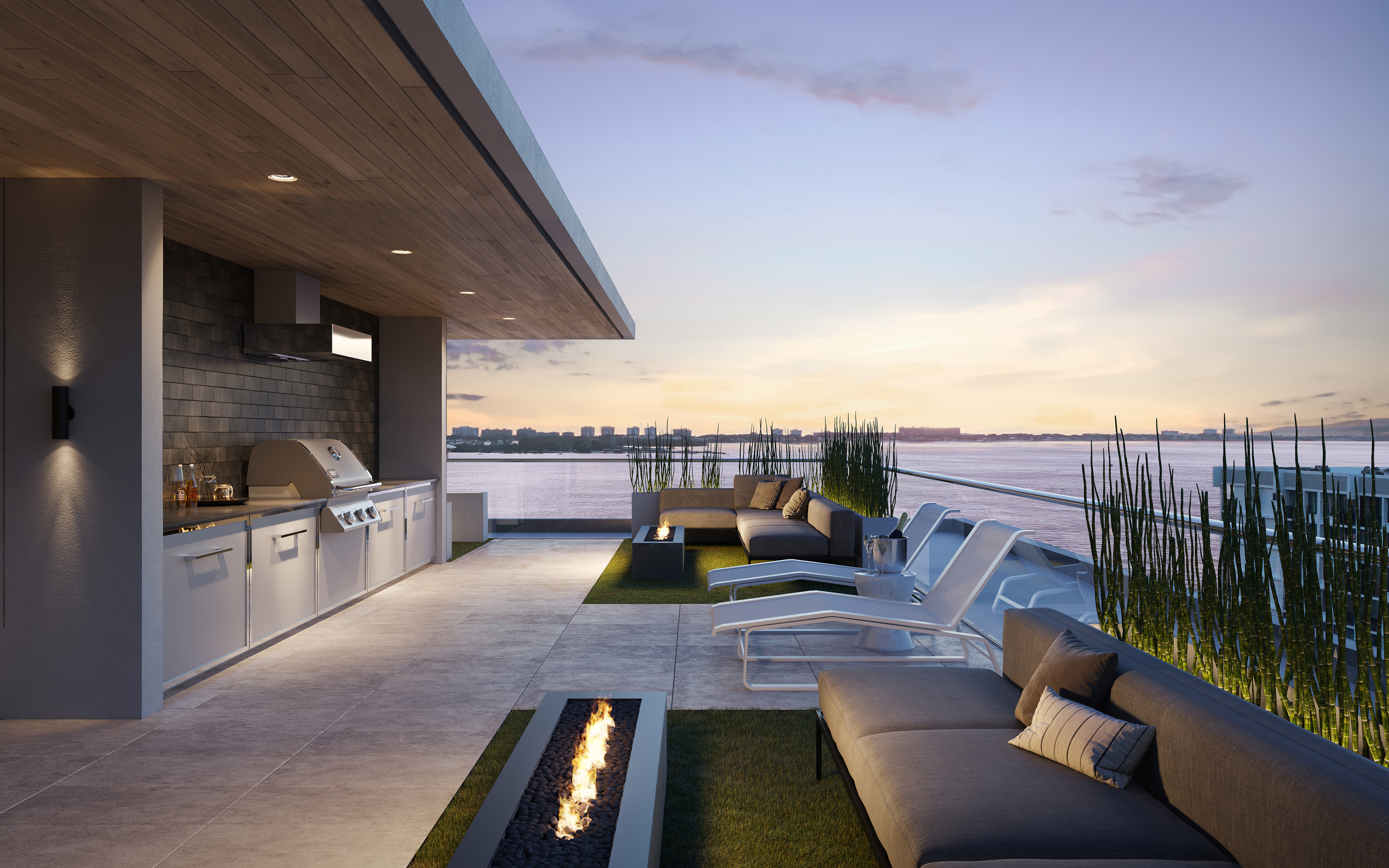SIX88 Sarasota. Above it all. Rooftop